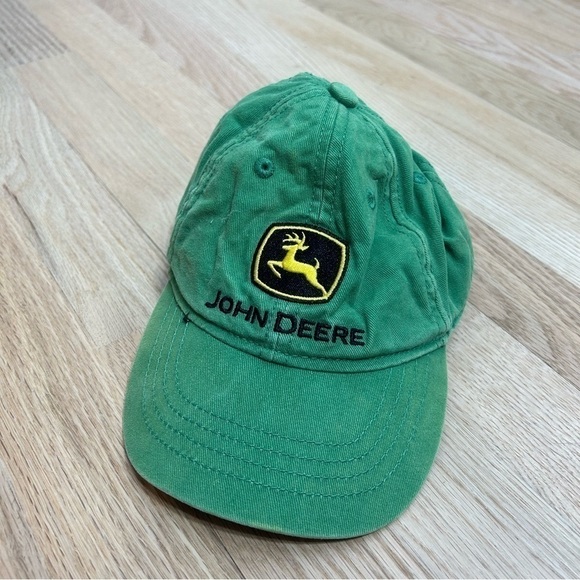 John Deere Toddler Size Hat Kids Green Stretch Baseball Cap - Picture 2 of 7